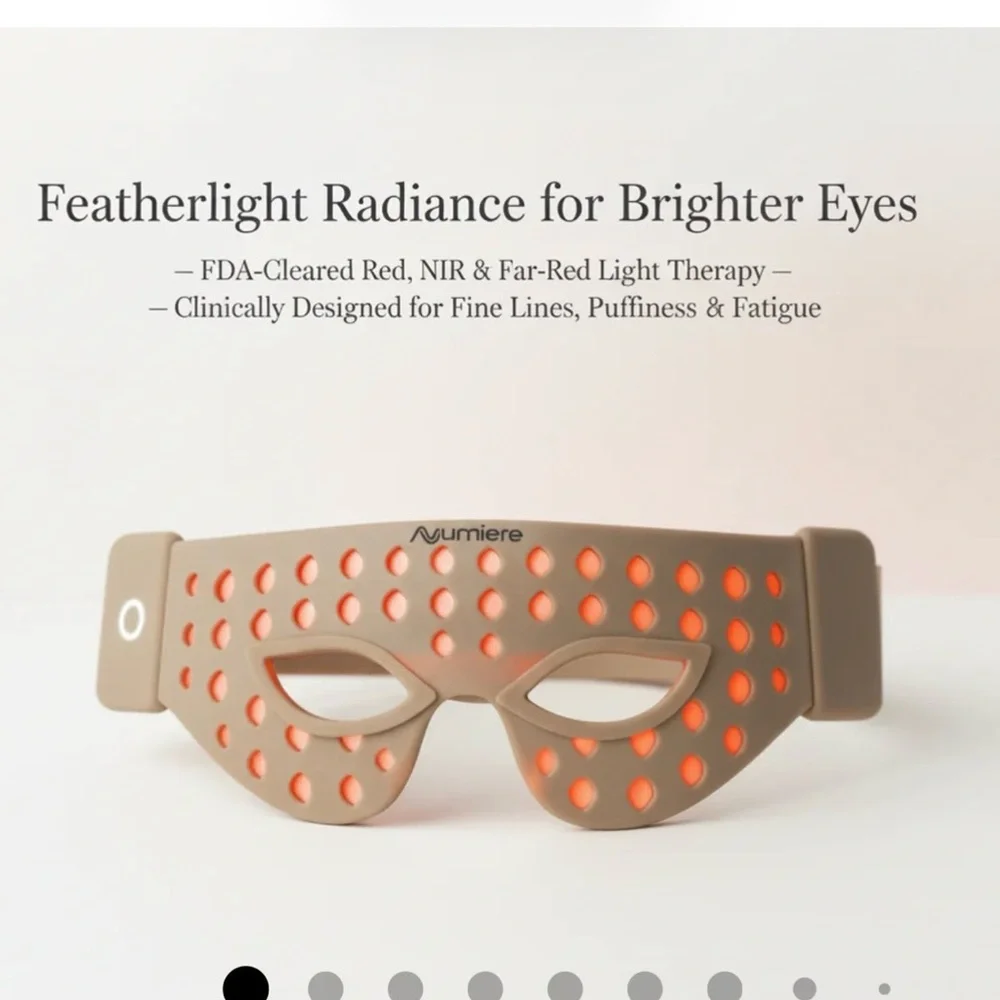 NUMIERE LED RED LIGHT EYE MASK NWT